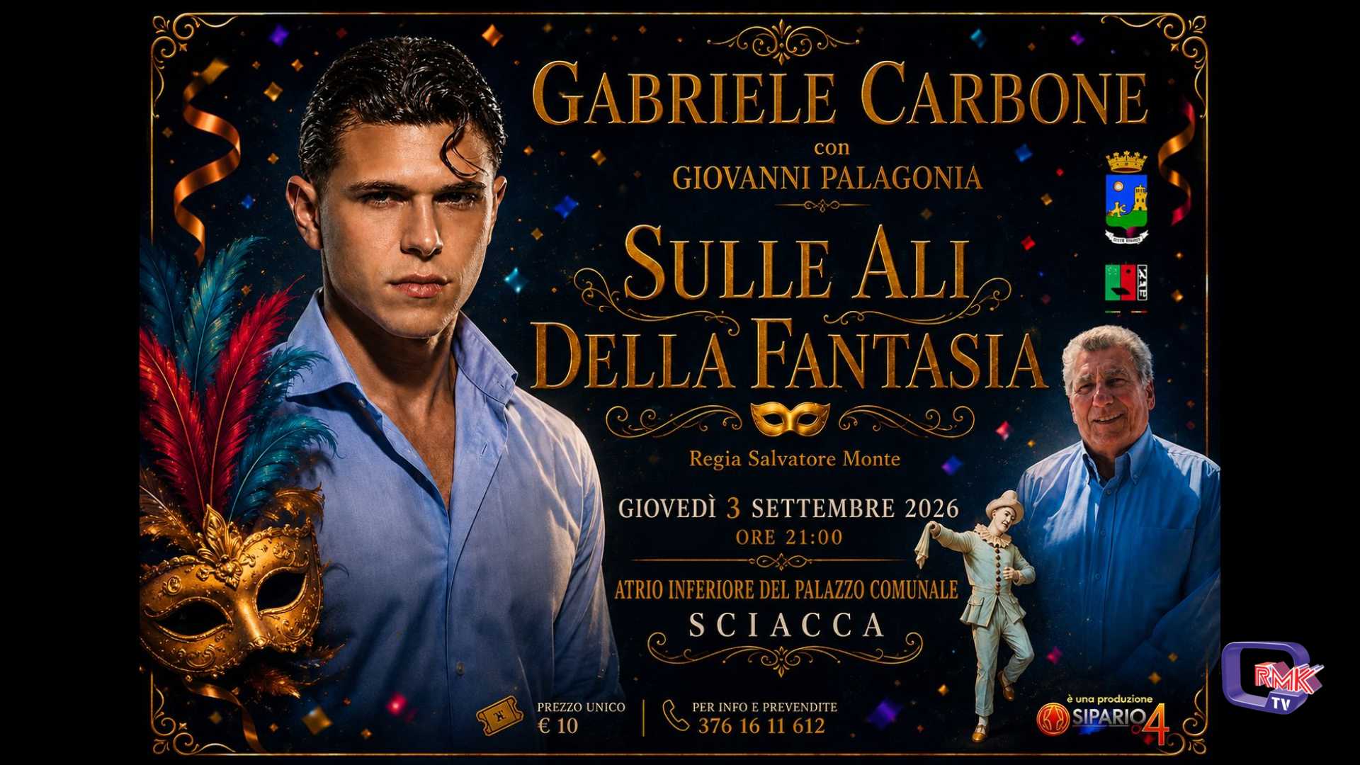 Spettacoli. Questa sera all’atrio comunale “Sulle ali della fantasia”